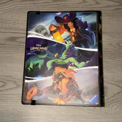 Disney Villains 9-Pocket Binder/Portfolio Holds 252 Cards 2025 Lorcana EMPTY - Image 2