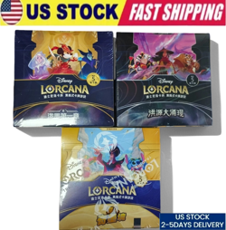 Lot 3 Disney LORCANA Chinese The First Second Third Each Chapter BOOSTER Boxes - Image 1
