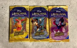 Disney Lorcana - Into the Inklands - Sealed Booster Pack - Set of 3 Art Versions - Image 4