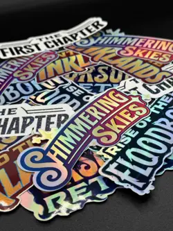 Disney Lorcana Trading Card Game Holographic Binder Sticker | Choose Your Set - Image 1