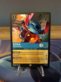Disney Lorcana - Stitch Experiment 626 166/204 - Reign of Jafar - Legendary - Image 1