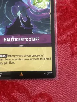 Disney Lorcana Azurite Sea - Maleficent's Staff | 65/204 | NM | Rare - Image 5