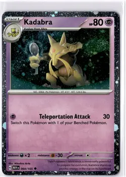 Kadabra - (Cosmos Holo) Promo Miscellaneous Cards & Products 064/165 NM - Image 1