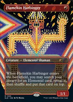 1x Flamekin Harbinger - Foil Near Mint MTG Magic - Kid Icarus - - Image 1
