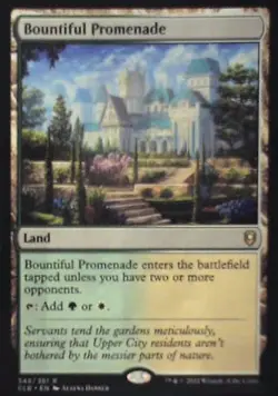 Bountiful Promenade - Commander Legends: Battle for Baldur's Gate: #348 Nm C277 - Image 1