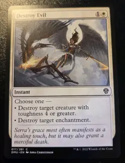 Destroy Evil 017/281 Common Dominaria United Magic: The Gathering - Image 1