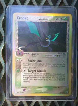 "CROBAT" POKEMON CARD (RARE REVERSE HOLO) **DELTA SPECIES** # 2/113, (2005) NICE - Image 3