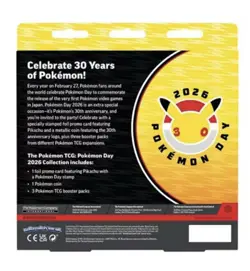 Pokemon TCG 30Th Anniversary Pokemon Day Box 2026 Sealed PREORDER Ships 1/30 - Image 3