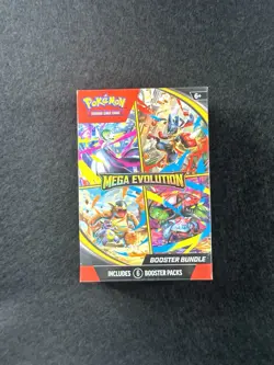 2025 Pokemon TCG Mega Evolution Booster Bundle Sealed Box - 6 Booster Packs - Image 1