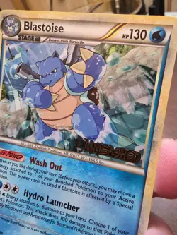 Pokemon HGSS Unleashed Stamped Prerelease Promo Blastoise 13/95 - Image 3
