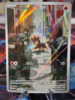Pokemon 2025 Mega Evolution Litleo 139/132 Illustration Rare Near Mint - Image 1