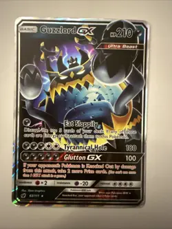 Guzzlord GX 63a/111 Pokemon Sun & Moon Crimson Invasion Alternate Art TCG LP - Image 1