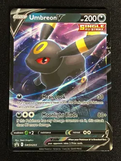 Pokemon Umbreon V SWSH203 Ultra Rare Holo (NM) - Image 1