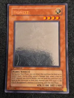 Honest LODT-EN001 Ghost Rare 1st Edition English Moderately Played Yu-Gi-Oh! - Image 1