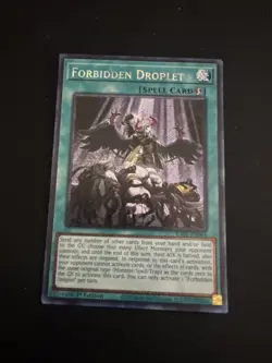 Forbidden Droplet (Secret Rare) RA01-EN064 25th Anniversary Rarity Collection... - Image 2