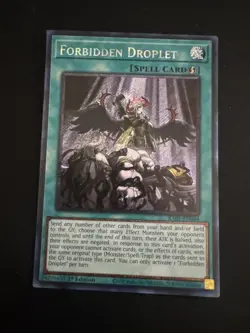 Forbidden Droplet (Secret Rare) RA01-EN064 25th Anniversary Rarity Collection... - Image 3