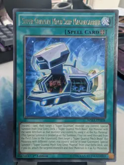 YuGiOh! Super Quantal Mech Ship Magnacarrier WIRA-EN038 Rare 1st Ed - Image 1