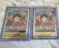 Bandai Monkey.D.Luffy One Piece Card Game OP07-109 x2 Four Emperors/Egghead - Image 1