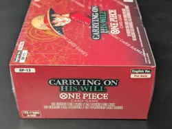 Auction #2 One Piece TCG OP-13 Carrying On His Will Booster Box SEALED - Image 4