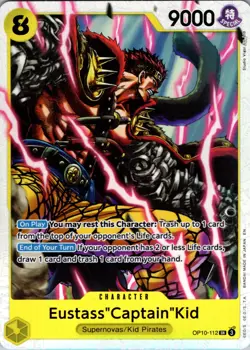 Eustass "Captain" Kid OP10-112 SR One Piece TCG NM - Image 1