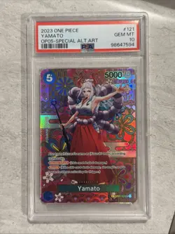 Yamato Alt Art SP OP01-121 Awakening of the New Era PSA 10 English One Piece - Image 1