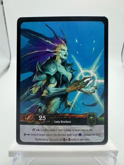 World of Warcraft TCG Throne Foil Hero Lady Sira'kess - Image 2