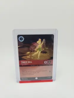 Disney Lorcana Whispers in the Well - Tinker Bell Fancy Footwork 214/204 - Foil - Image 1