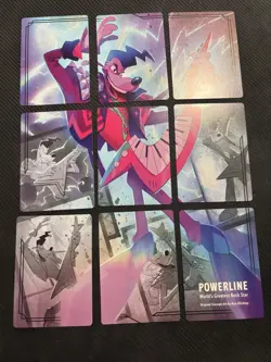 Disney Lorcana Fabled Complete Set Of 9 Powerline Art & App Puzzle Cards - Image 1
