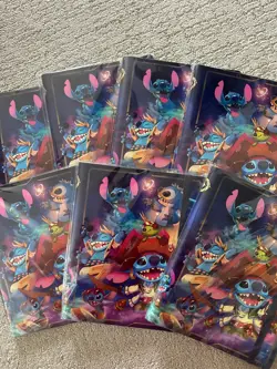 STITCH Card Binder Portfolio Disney Lorcana TCG Holds 252 Cards New Ravensburger - Image 1