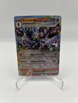 036/191 Ceruledge ex Pokemon TCG Prize Pack Series 7 Play Stamped Surging - Image 1