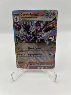 036/191 Ceruledge ex Pokemon TCG Prize Pack Series 7 Play Stamped Surging - Image 1