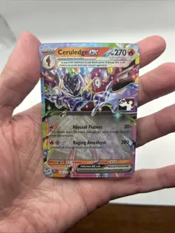 036/191 Ceruledge ex Pokemon TCG Prize Pack Series 7 Play Stamped Surging - Image 3