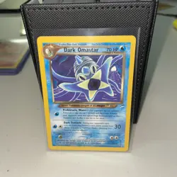 Omastar Dark 19/105 Neo Destiny Unlimited Edition Regular Card NM Near Mint - Image 1