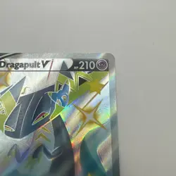 Shiny Holo Rare Dragapult V #SWSH096 Pokemon SWSH: Sword & Shield Promo Card - Image 3