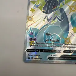 Shiny Holo Rare Dragapult V #SWSH096 Pokemon SWSH: Sword & Shield Promo Card - Image 5