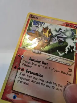 Entei Gold Star 113/115 Unseen Forces Pokemon TCG Card Holo Rare - Image 3