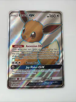 Pokemon Eevee GX Full Art Holo Black Star Promo Card SM242 Sun & Moon - Image 1