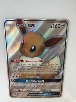 Pokemon Eevee GX Full Art Holo Black Star Promo Card SM242 Sun & Moon - Image 3