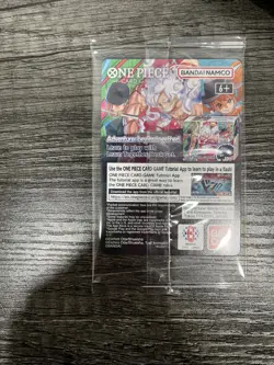 🔥One Piece Monkey D. Luffy College Basketball US Voyage Promo Card🔥 W/Poster! - Image 2