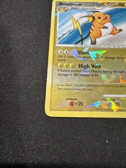Pokemon Card - Raichu - 3/17 - POP Series 9 - Cracked Ice Holo - LP - Image 3