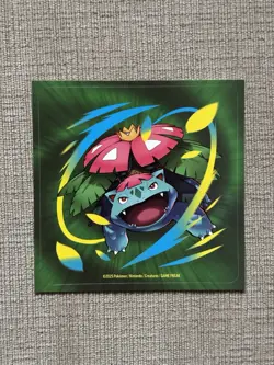 Pokemon TCG Mega Venusaur ex #013 Black Star Jumbo Card, Promo Card, And Sticker - Image 4