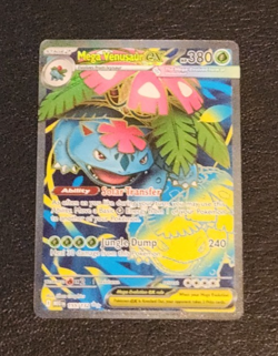 Mega Venusaur ex Ultra Rare Holo Pokemon Card ( ME01: Mega Evolution 155/132 NM) - Image 1