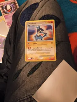 Lucario LV.30 6/130 Diamond & Pearl Reverse Holo Stamped Pokemon TCG Card HP - Image 1