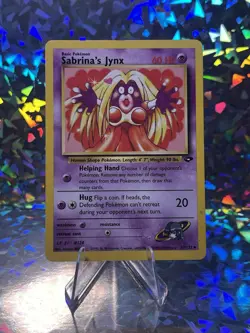 Sabrina’s Jynx 57/132 Gym Challenge Unlimited Pokemon Card - Image 1