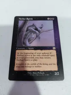 MTG Nether Spirit: Mercadian Masques #149 - VG-EX - Image 1