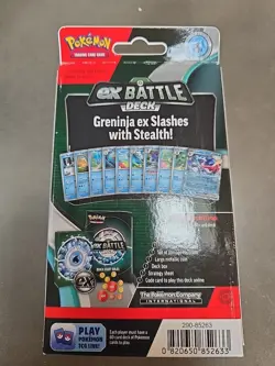Pokemon TCG Greninja ex Battle Deck - Sealed - SVP 054 - 60 Card Deck - Image 2