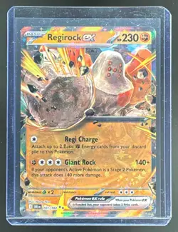 Regirock ex 2025 Pokemon SV Destined Rivals - DRI EN #101/182 - Image 1