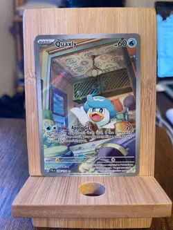 Pokemon TCG Quaxly 206/193 Illustration Rare Scarlet & Violet Paldea Evolved - Image 1
