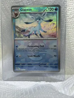 Pokemon TCG Glaceon Master Ball Reverse Holo 025/131 Prismatic Evolutions NM - Image 1