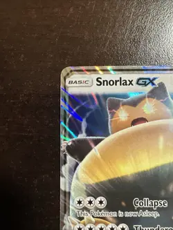 Snorlax GX SM05 Pokemon TCG Sun & Moon Promos DMG - Image 2